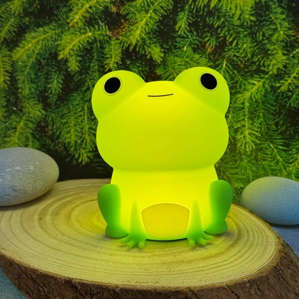 Зелена детска нощна лампа Willi – Fischer &amp; Honsel