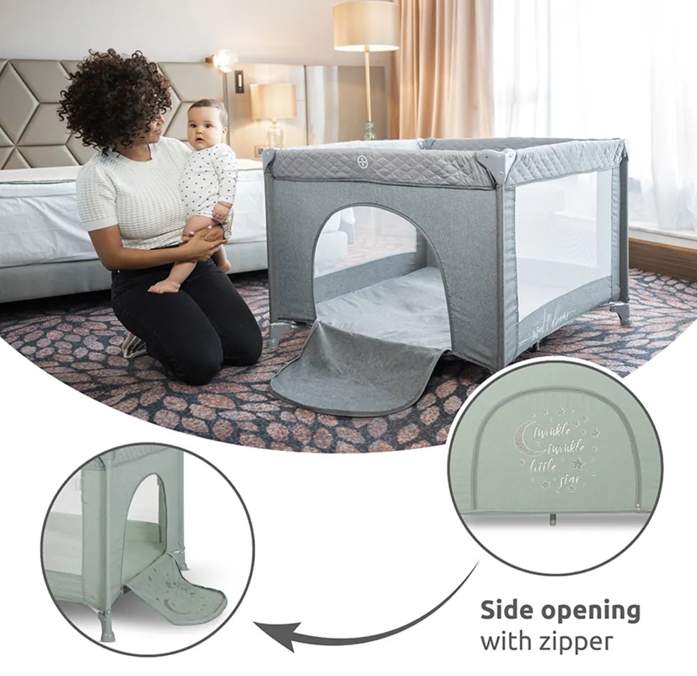 LORELLI Classic Кошара за игра SUNNY PLAYGROUND ICEBERG GREEN STAR