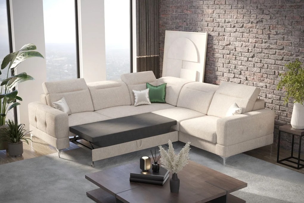 Ъглов диван Melindo Max-Kokkino-Right