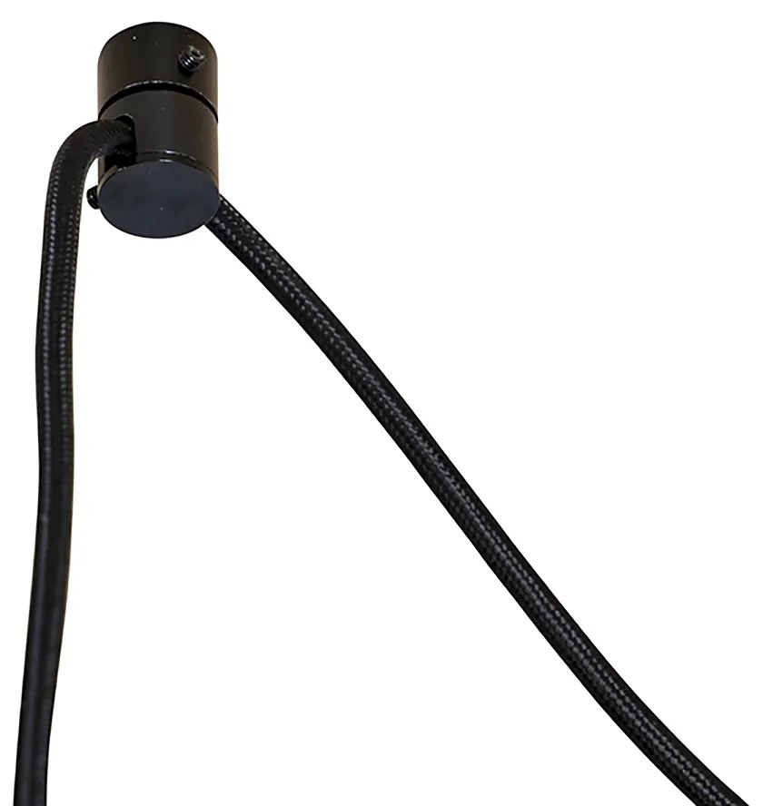 Индустриален висящ аплик черен 3-светлина - Cava