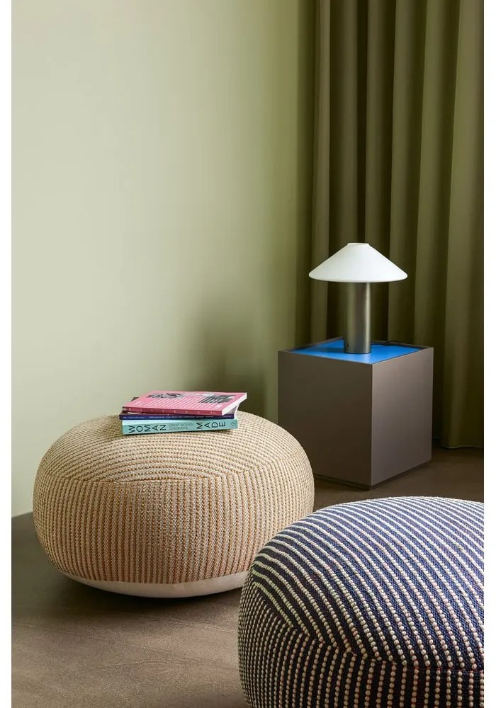 Тъмнозелена настолна лампа със стъклен абажур (височина 40 cm) Orbit – Hübsch