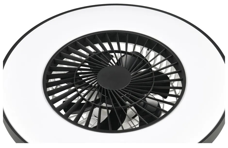 Матово черно LED осветително тяло за таван Halmstad – Trio