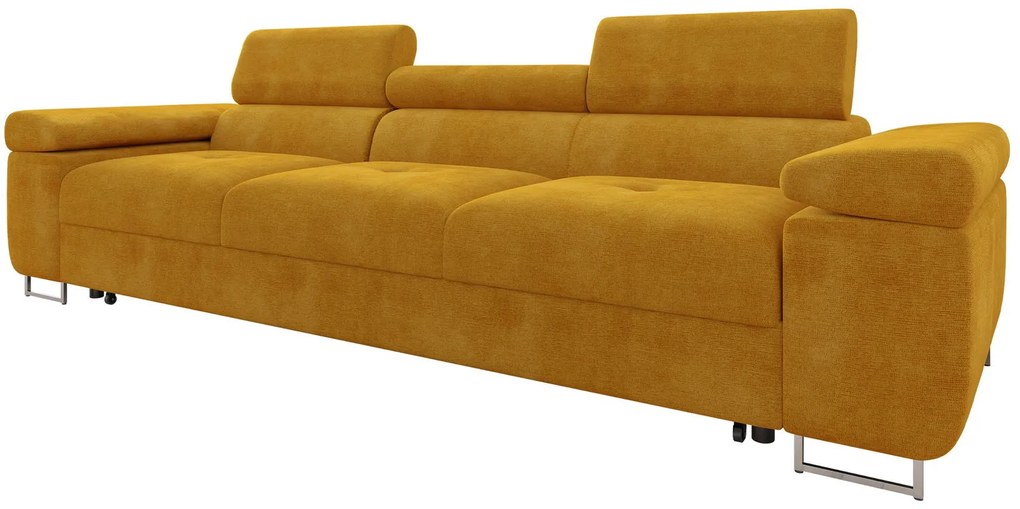 Диван Torezio триместен-горчица