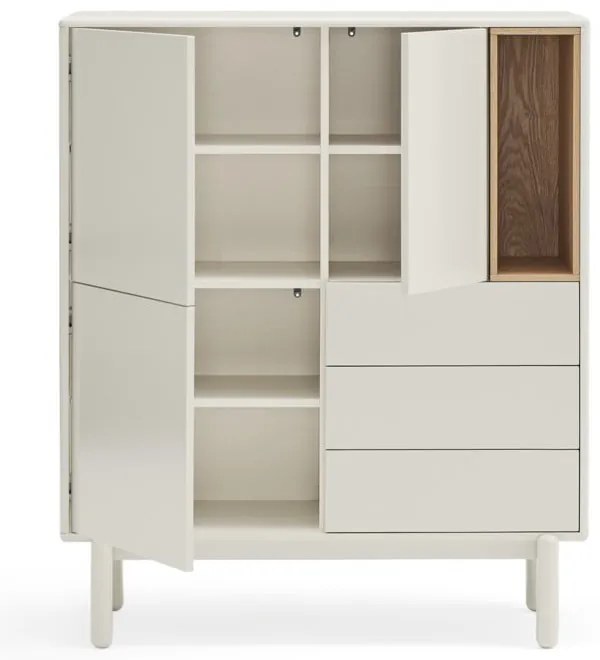 Кремав скрин 100x120x40 cm Corvo – Teulat