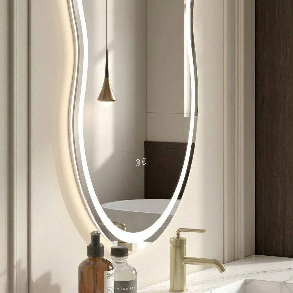 Огледало LED UNO 80x55 cm