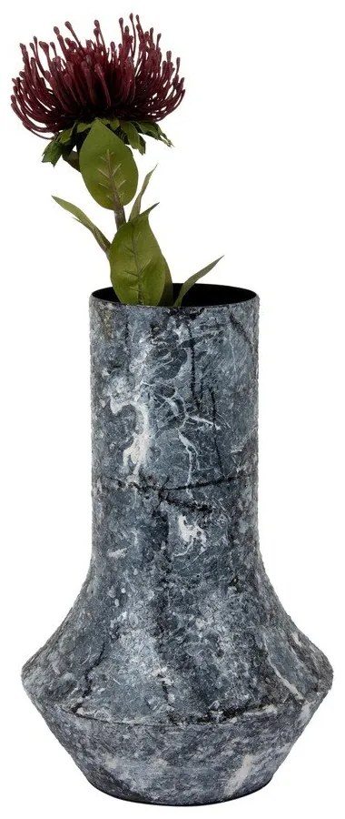 Черна ваза (височина 31 cm) Mosaic Marble – PT LIVING