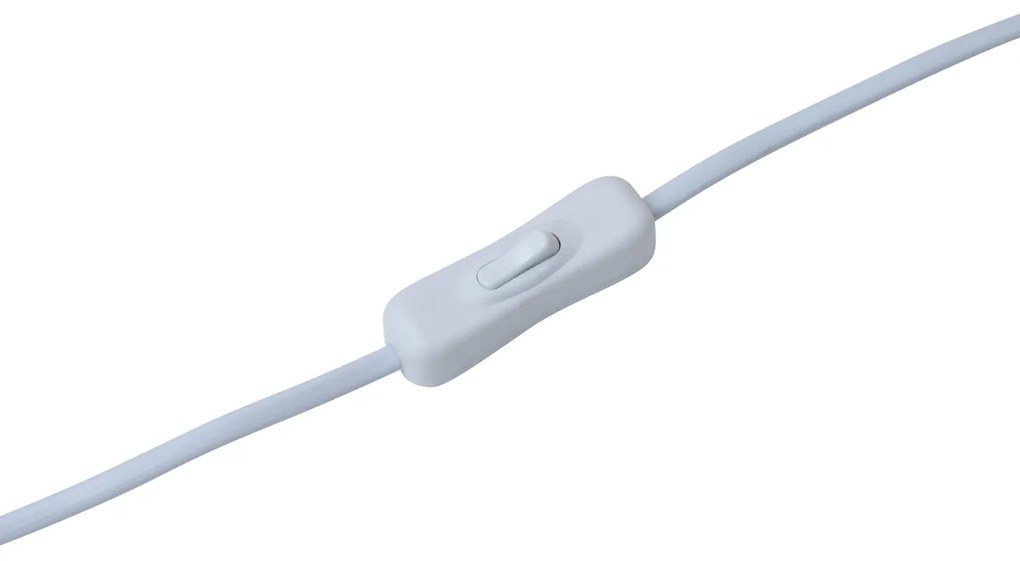 Smart vloerlamp hout met beige kap incl. Wifi A60 - Stojon