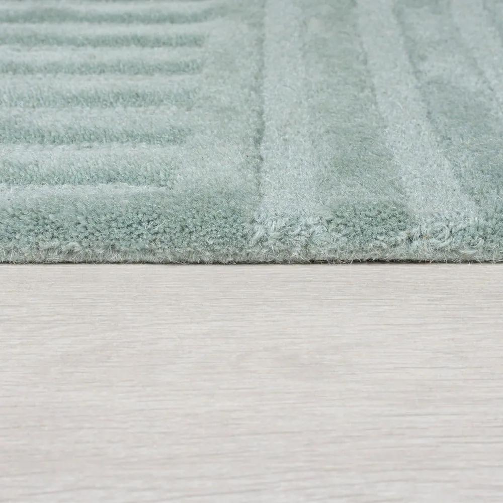 Тюркоазен вълнен килим , 120 x 170 cm Zen Garden - Flair Rugs