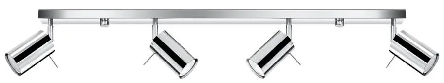 Таванна лампа в сребристо 4L Etna - Sollux