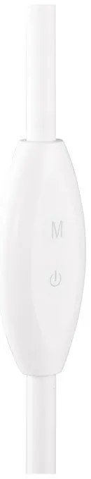 Бяла LED подова лампа (височина 145 cm) Toro - Trio