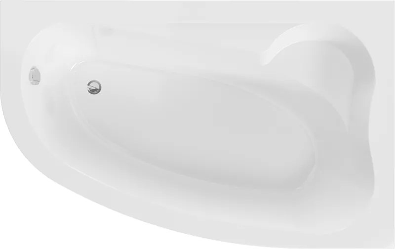 Mexen Westa ъглова дясна вана 160 x 100 cm, бяла - 560116010002