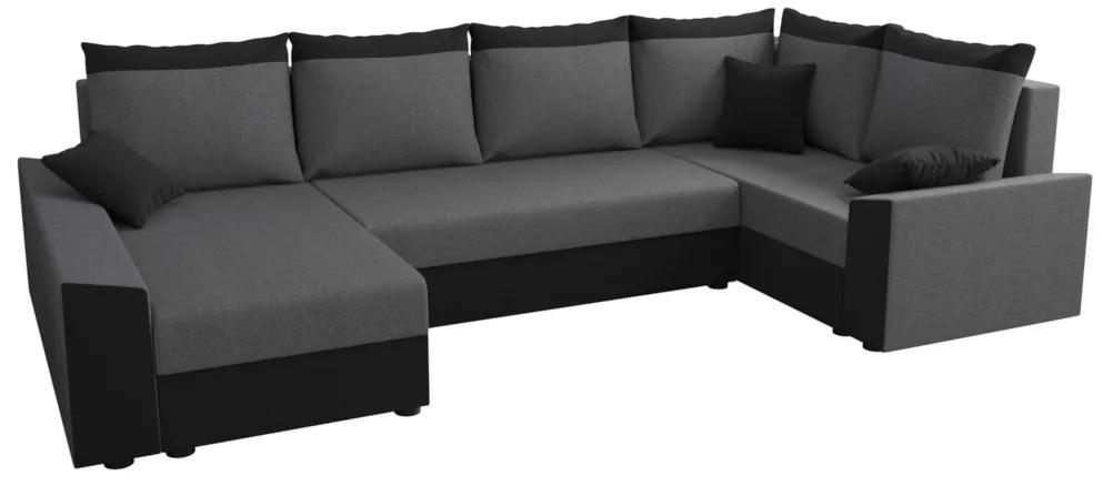 Разтегателен диван в П-образна форма PAULIN, 307x90x161, sawana 05/sawana 14, десен