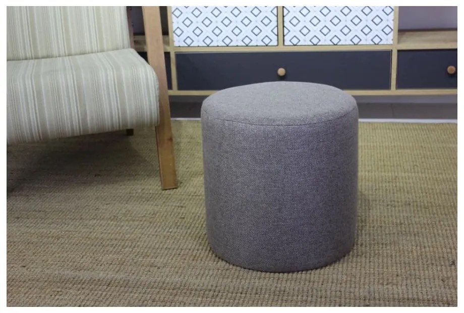 Сива табуретка Silindir – Balcab Home