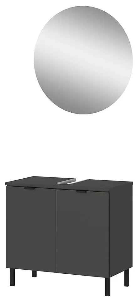 Антрацитен комплект за баня Arcena – Germania