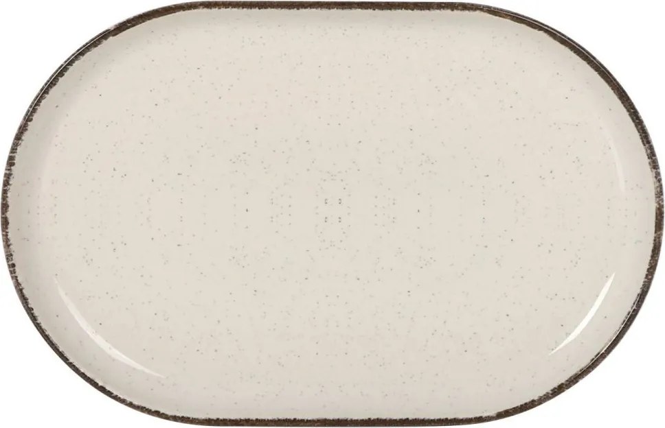 Овално Порцеланово Плато LA MEDITERRANEA Annlo - Елегантно Сервиране - 20x13 cm