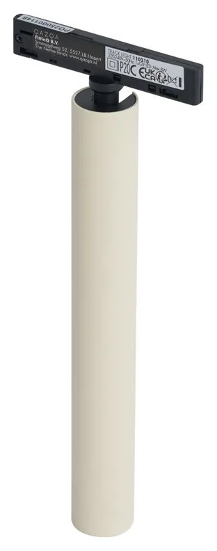 Модерен спот бежов с черно за 1-фазна релсова система - Slimline Avery