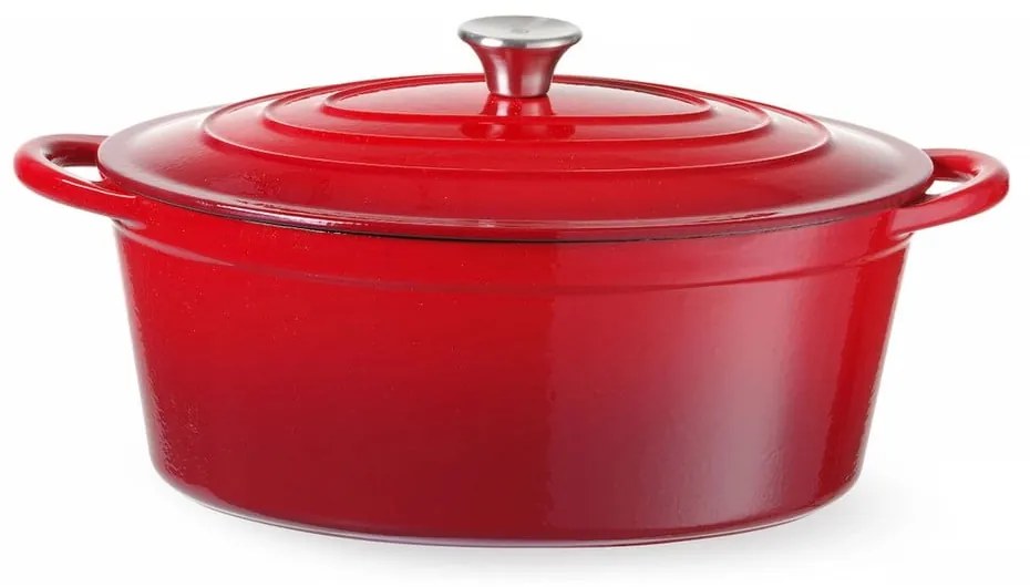 Тенджера от излято желязо с капак подходяща за индукционен котлон 6,88 l – Hendi