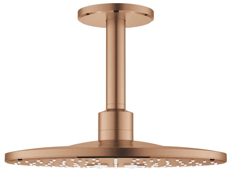 Ceiling Душ глава с рамо Grohe Rain Душ Smart Active-Bronze mat