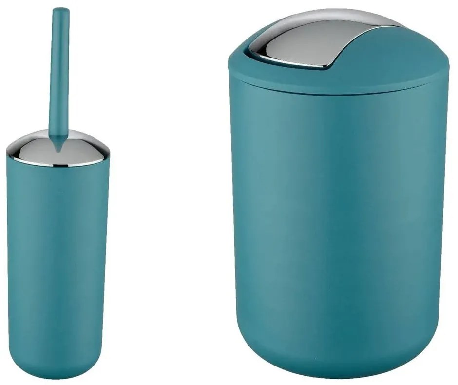 Пластмасов комплект аксесоари за баня в петролен цвят Brasil – Wenko