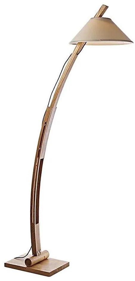 Дървена подова лампа 1xE27/60W/230V масив/ясен