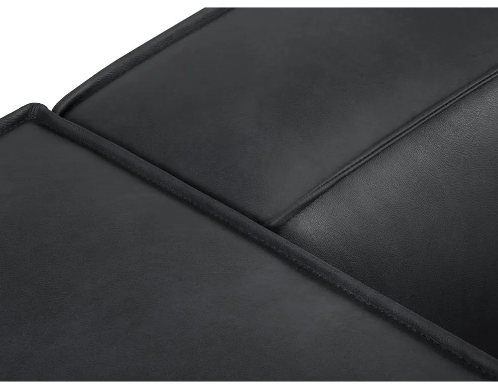 Тъмносин кожен диван 227 cm Madame – Windsor & Co Sofas
