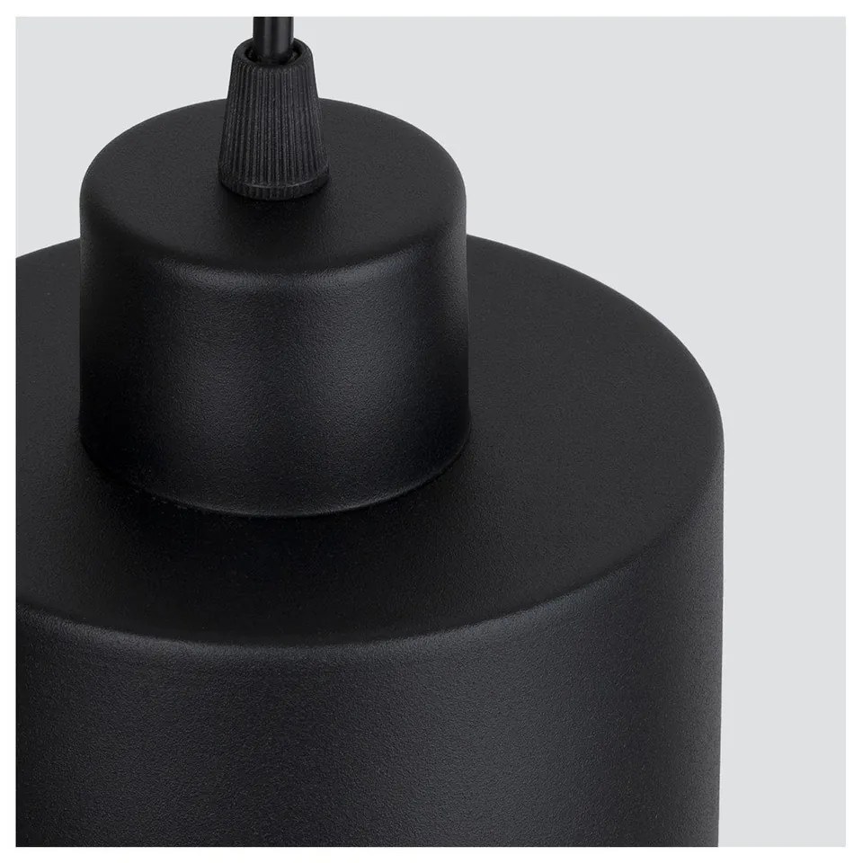 Черна висяща лампа ø 12 cm Alastro - Sollux