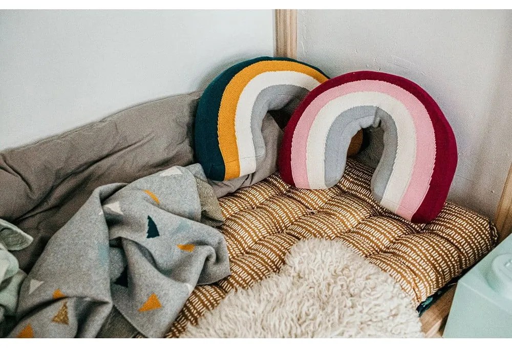 Памучна бебешка възглавница , 40 x 30 cm Alma - Kindsgut