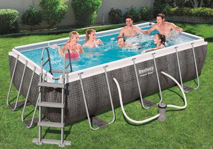 Bestway - Сглобяем басейн сив ратан 404 х 201 х 100 см
