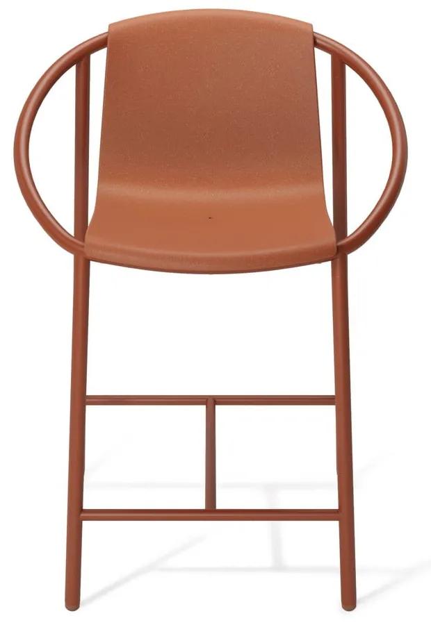 Пластмасов бар стол в тухлен цвят 90 см Ringo - Umbra
