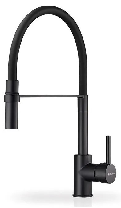 Pyramis 90939901 - Смесител SERINA с гъвкаво чучурче, матово черен