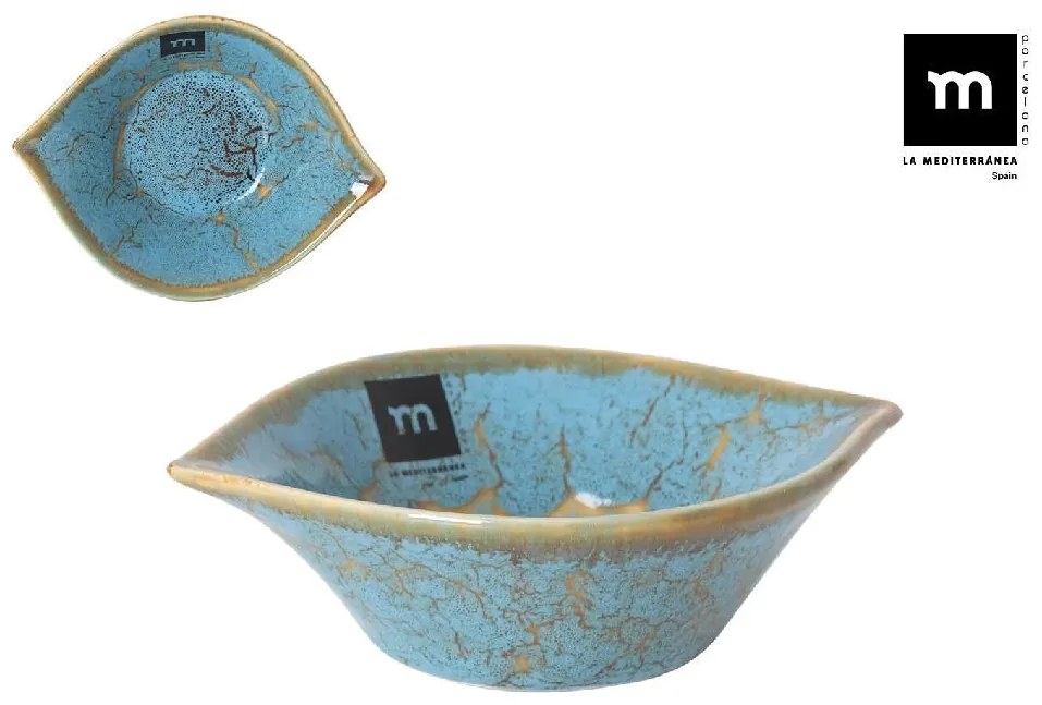 Купа LA MEDITERRANEA Scratch Blue, 15x12х5 cm, Порцелан