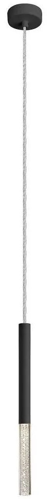 Zuma Line P0461-01E-P7P7 - LED Пендел ONE LED/5W/230V черен