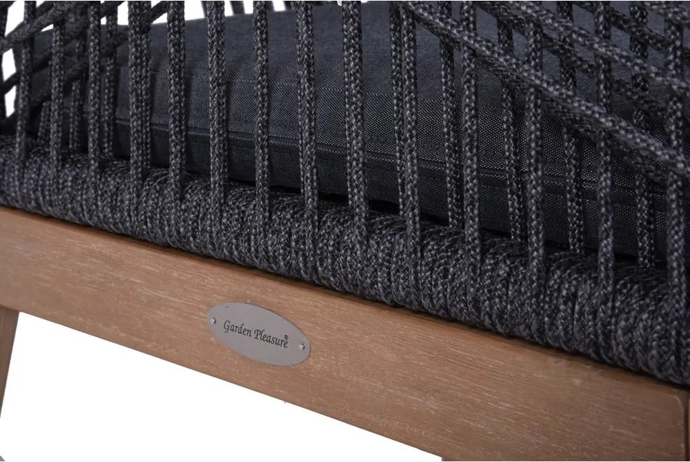 Сив градински стол от масивно дърво Pomona – Garden Pleasure