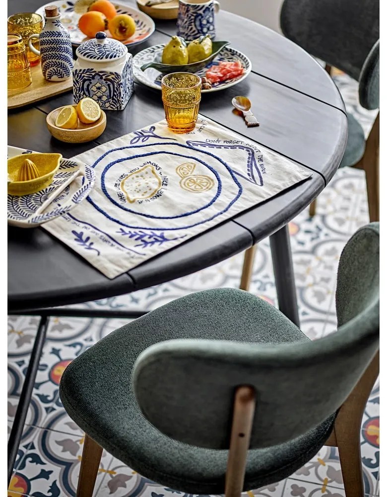 Тъмнозелено-кафяв трапезен стол Cally – Bloomingville