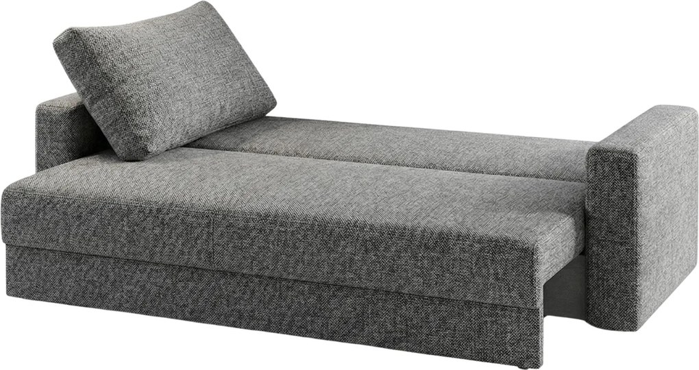 Диван Kleio Триместен-215φ 80β εκ.-Γκρι