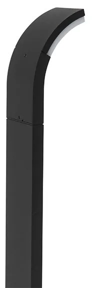 Модерен външен стълб антрацит 60 см с LED IP54 - Litt