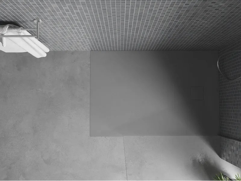 Mexen Bert правоъгълна душ кабина SMC 120 x 90 см, сив - 4K619012