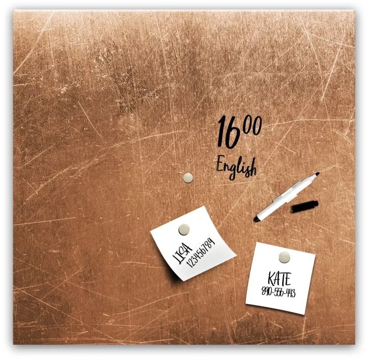 Магнитна дъска Styler Grey Copper, 30 x 30 cm