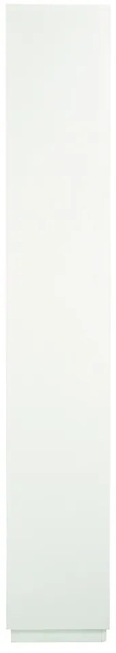 Бяла етажерка за книги от дъб 90x210 cm Newbury - Woodman