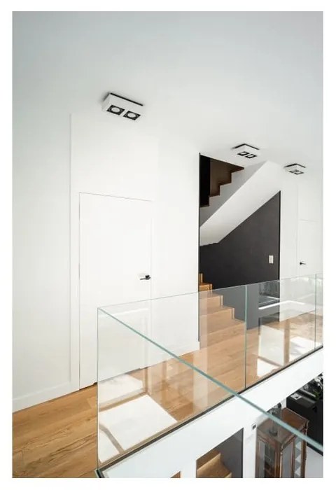 Бяло осветително тяло за таван с метален абажур 34x18,5 cm Loid – GTV