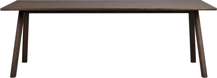 Сгъваема трапезна маса от масивен дъб 95x220 cm Clapperton – Rowico