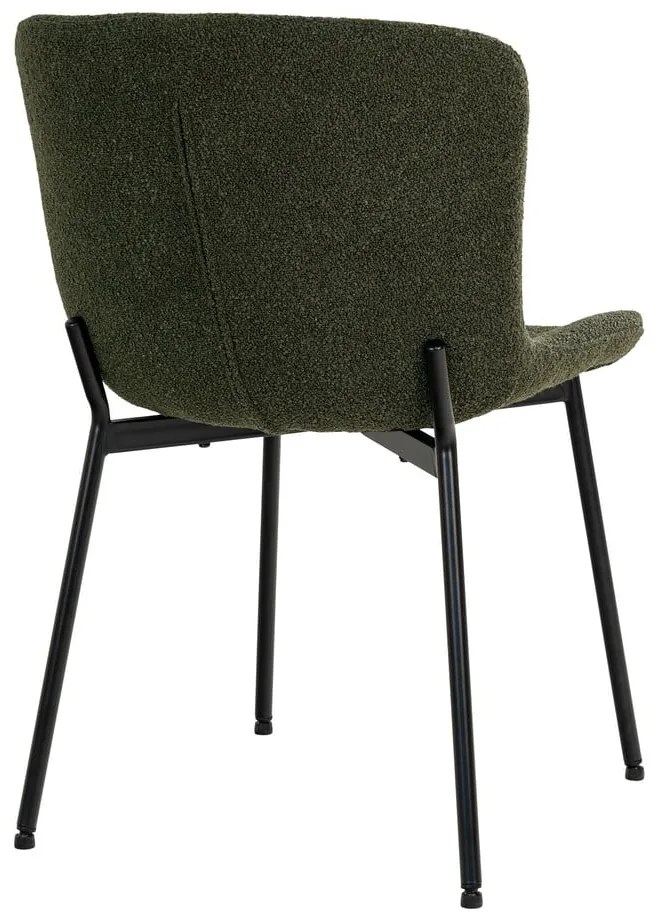 Тъмнозелени трапезни столове в комплект от 2 броя Maceda - House Nordic