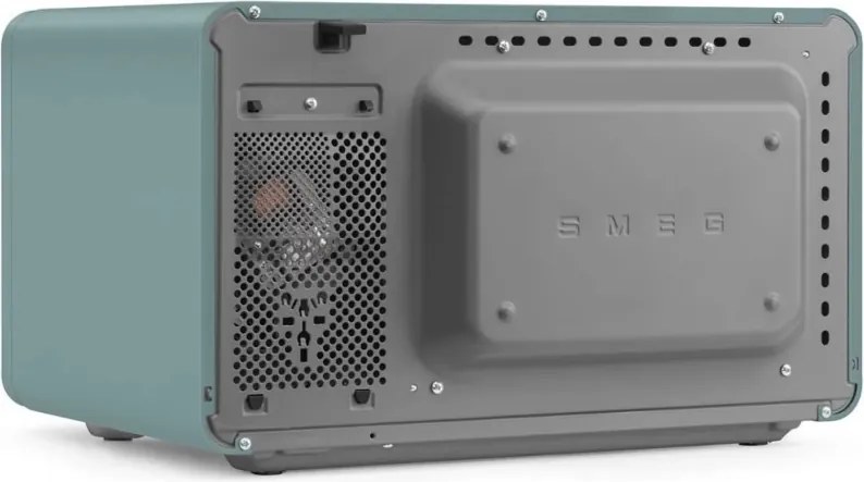 Микровълнова фурна с грил 4в1 SMEG Collezione MOC01EGMEU, 1900W, 29 л, 18 програми, Плавно затваряне, Звуков сигнал, LCD, Зелен