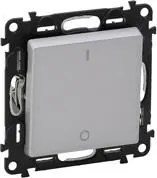 Legrand Двуполюсен ключ цвят Алуминий Valena Life  - 752302