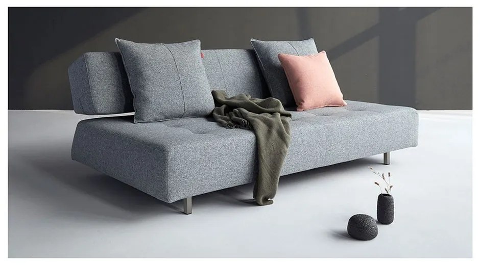 Сиво-бежов разтегателен диван Twist Granite Long Horn - Innovation