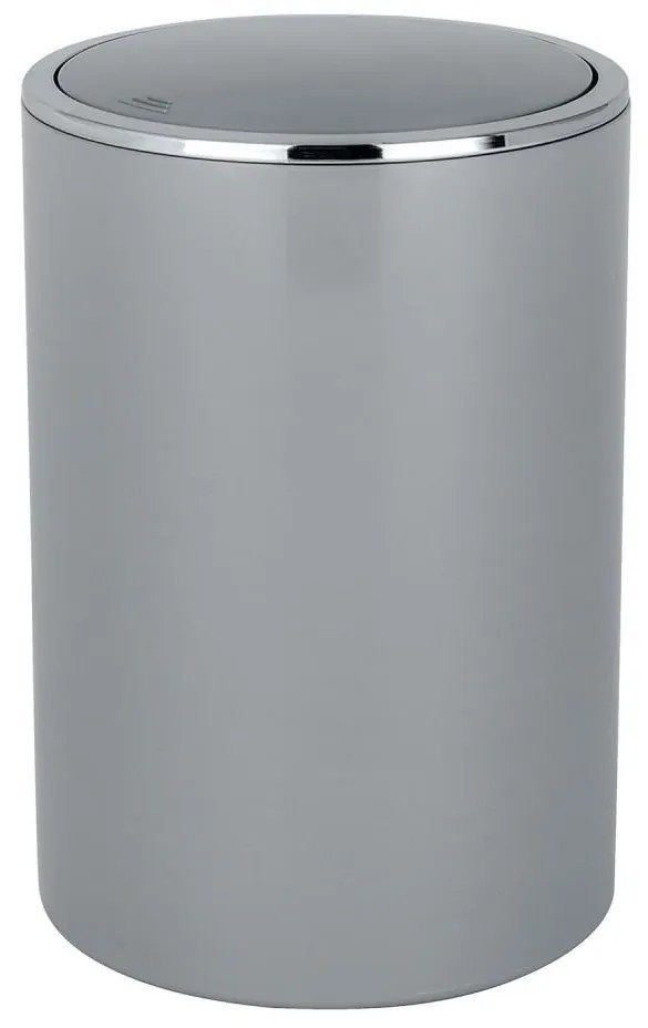 WENKO 22562100 - Кош INCA 18,5x25,5 cm сив/лъскав хром
