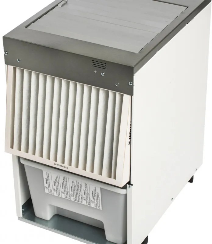 Влагоуловител Woods LD44, За сушилни помещения, До 140 м2, 11.4L, 19l/24ч, HEPA 13, i-EcoDefrost, Бял