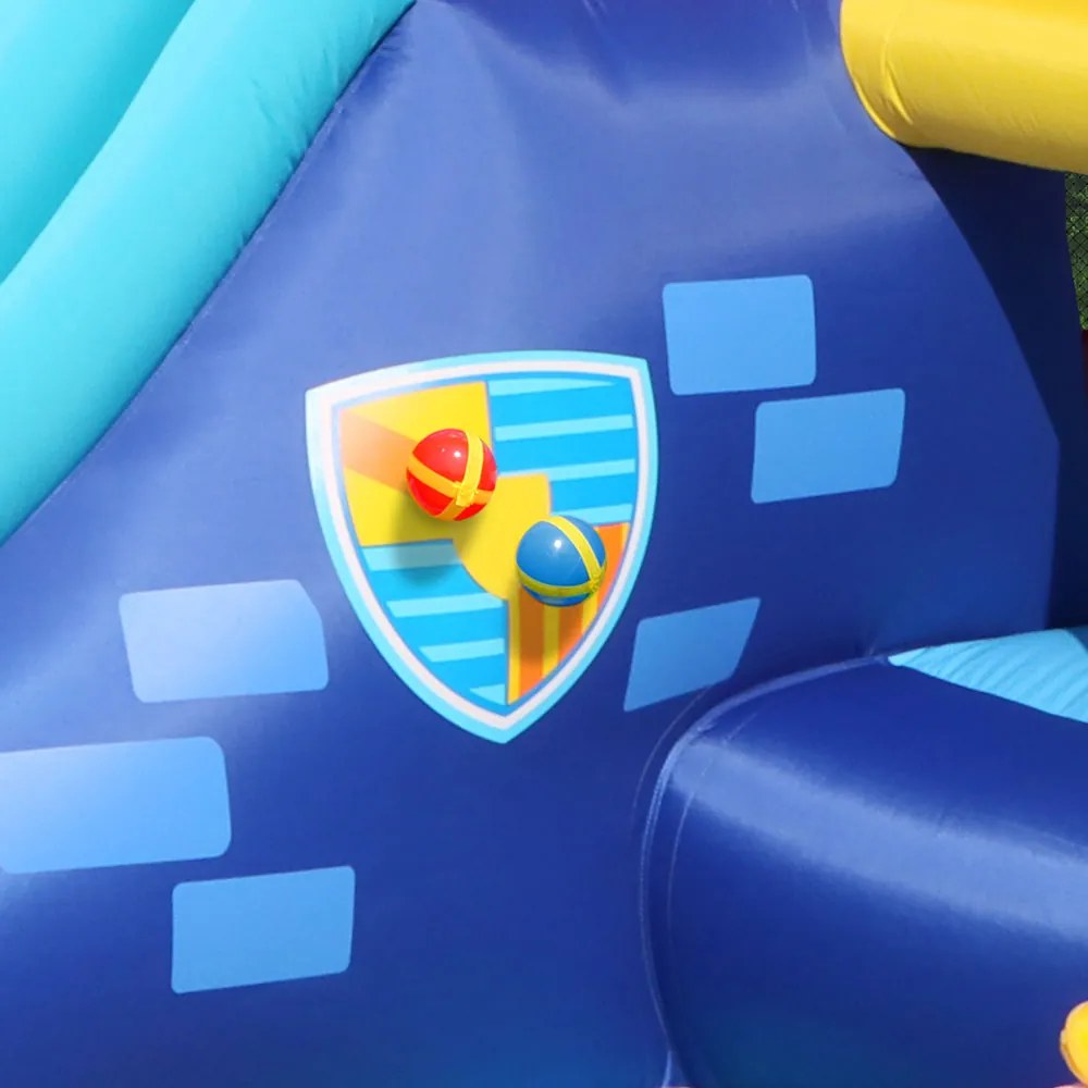 HAPPY HOP Батут замък с пързалка 400x280x265