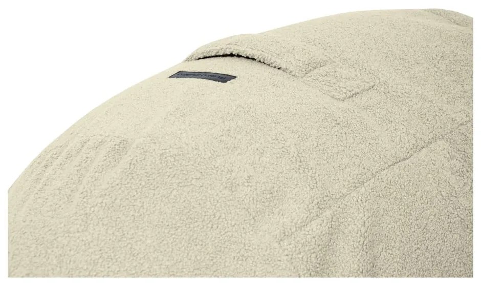 Светлосив пуф от букле Roll 105 – SLOWDOWN