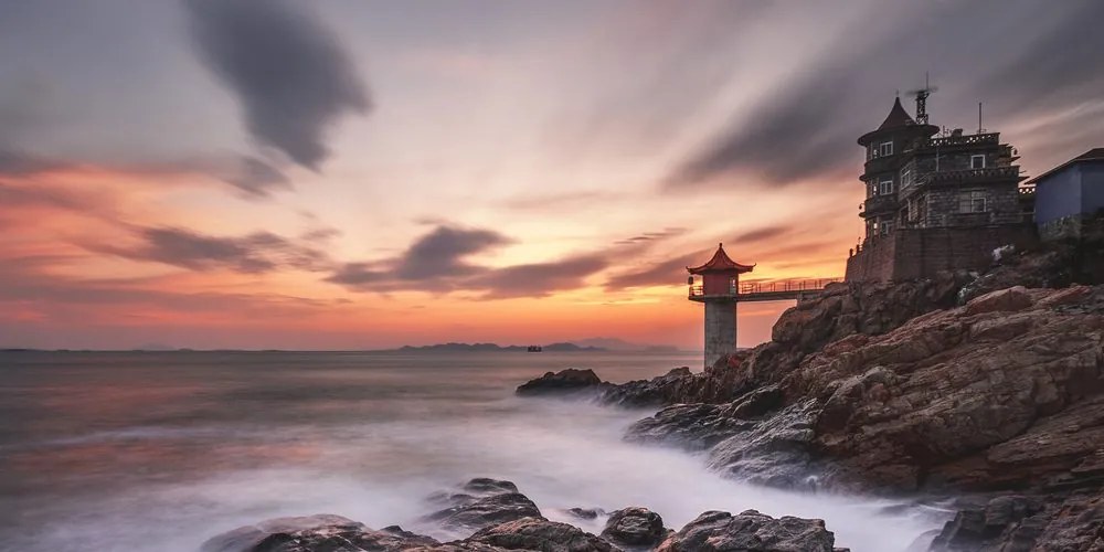Картина на платно – Прекрасен пейзаж край морето